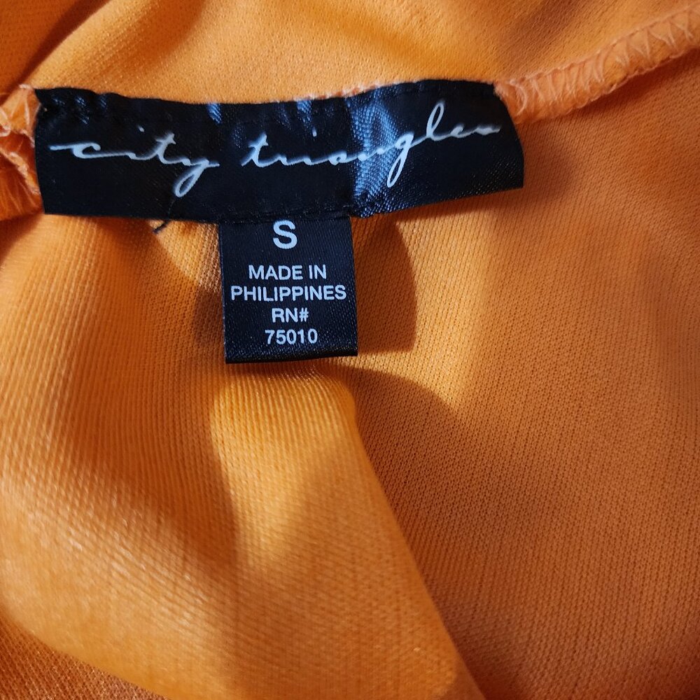 Orange Rhinestone Dress - Picture 4 of 4